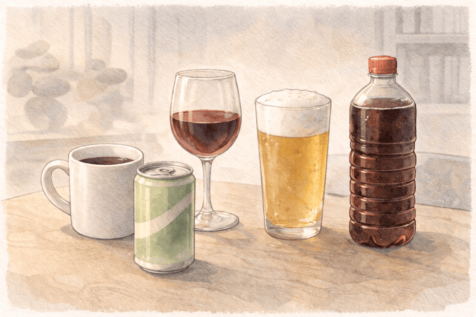 アルコール・カフェインの習慣